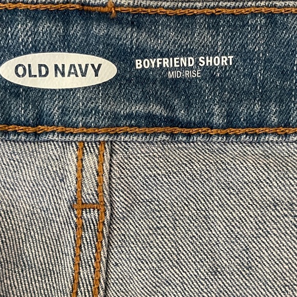 Mid-Rise Boyfriend Cut-Off Jean Shorts 5” Inseam - Picture 3 of 3